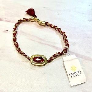 Kendra Scott Bracelet with Maroon Jade